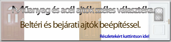 Fém biztonsági ajtó Mabisz minősítéssel